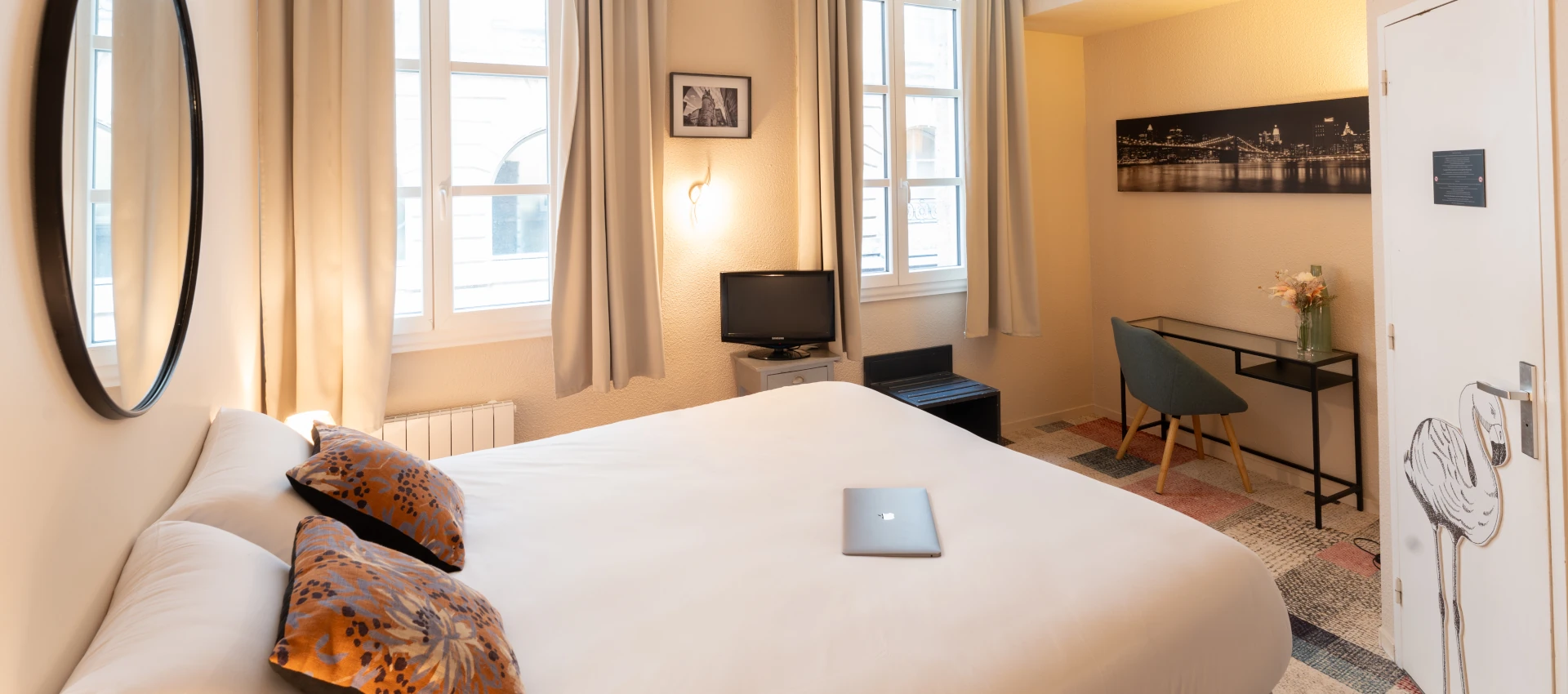 Chambre double - Résidence Hotel du Théâtre à Bordeaux
